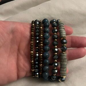 Stackable Beaded Bracelet Set